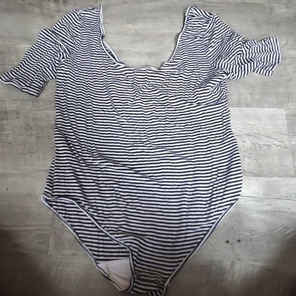 Stripped Bodysuit
